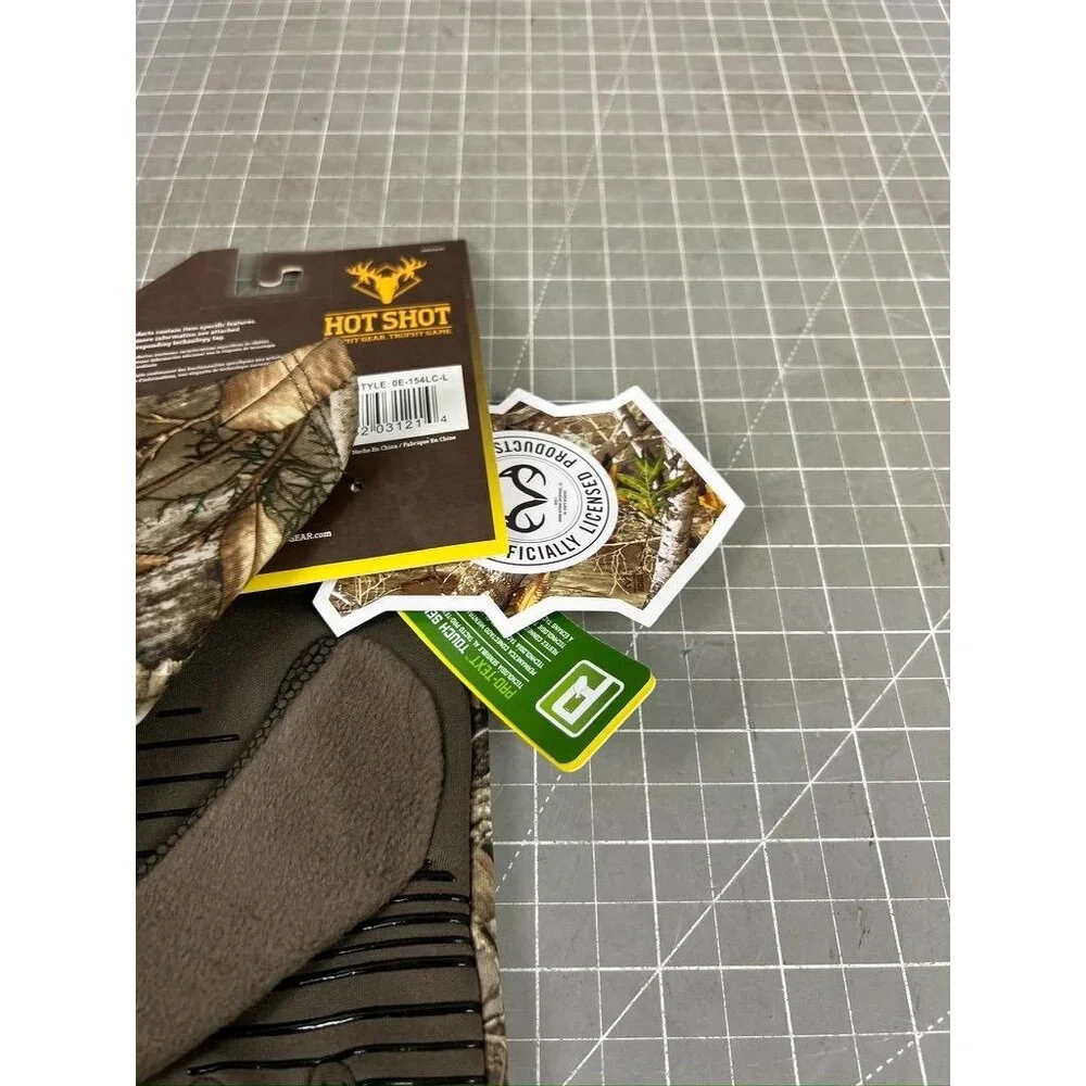 Women’s Stretch Fleece Touch Glove, SZ Large, Realtree Edge New - Picture 4 of 5